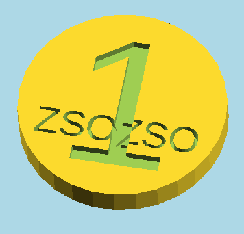 a Zsozso coin...